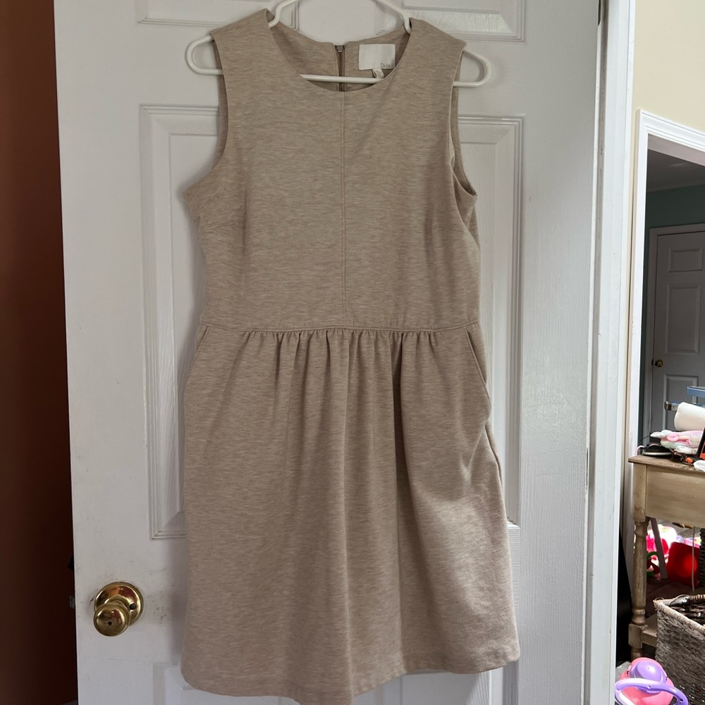 Tan Dalia Dress w/Pockets